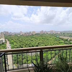 Balcony in 3.5 BHK Apartment at Oberoi Sky Gardens, Andheri West – for Rent