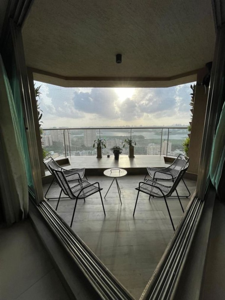 Balcony, raj-grandeur 4 Bedroom 2200 Sq.Ft. Apartment In Powai Mumbai 10214156