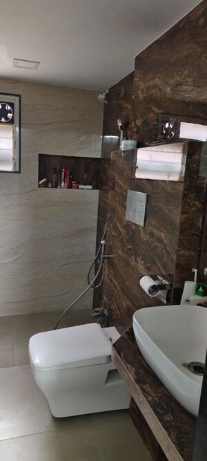 Bathroom in 2 BHK Apartment at Titanium Towers, Andheri West – for Rent