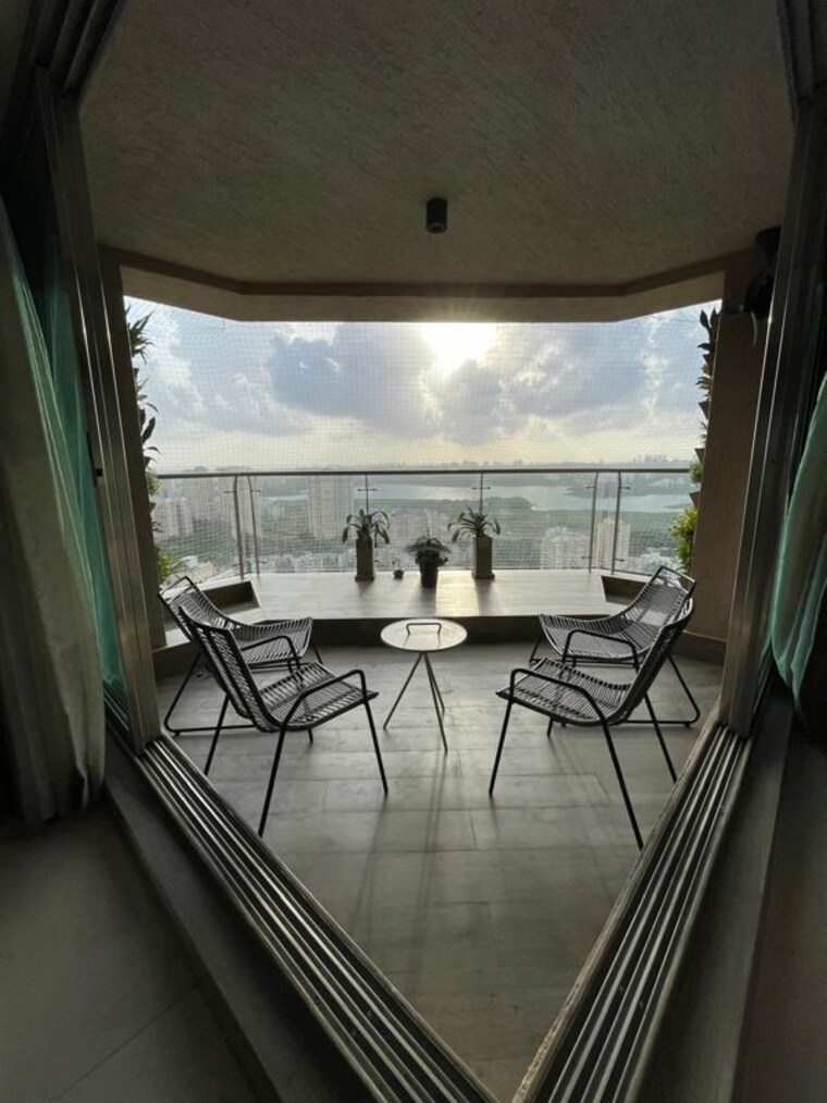Balcony, raj-grandeur 4 Bedroom 2200 Sq.Ft. Apartment In Powai Mumbai 10214208