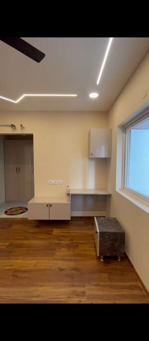 Living Room in 3 BHK Apartment at Poulomi Avante, Kokapet – for Rent