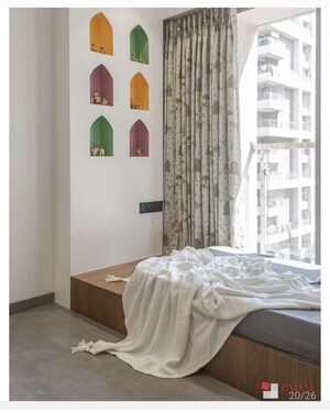 Bedroom in 3 BHK Apartment at Shukan Bunglows, Choryasi – for Sale