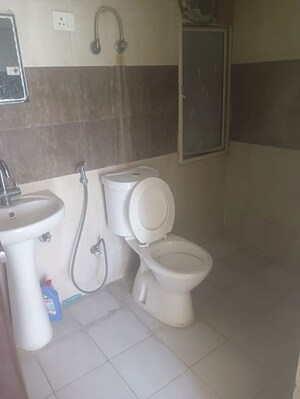 Bathroom in 2 BHK Apartment at Panchsheel Greens, Sector 16 Greater Noida – for Rent