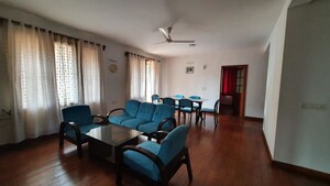 Living Room in 3 BHK Apartment at Muyeeda Serenity, Richmond Town – for Rent