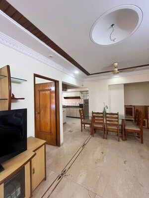 Living Room in 2 BHK Apartment at Gulmohar Road – for Rent