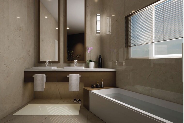 Bathroom, skav-grande 3 Bedroom 3647 Sq.Ft. Apartment In Whitefield Bangalore 10168616