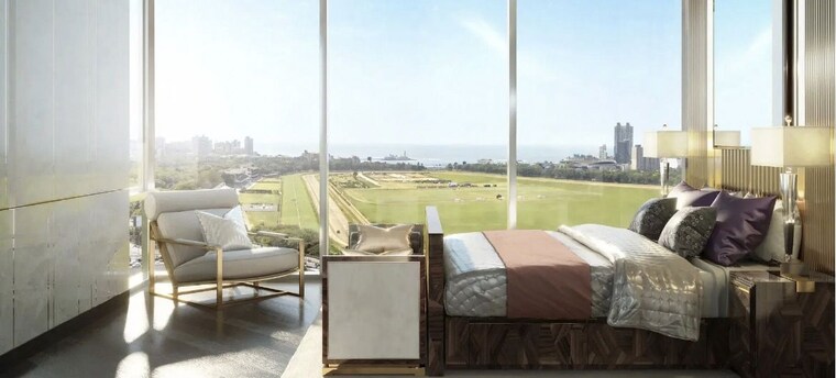 Bedroom, mahalaxmi racecourse 4 Bedroom 1850 Sq.Ft. Apartment In Mahalaxmi Racecourse Mumbai 10214496