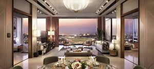 Living Room in 4 BHK Apartment at Mahalaxmi Racecourse – for Sale