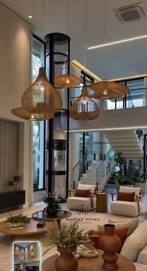 Staircase in 6+ BHK Independent House at Athwalines – for Sale