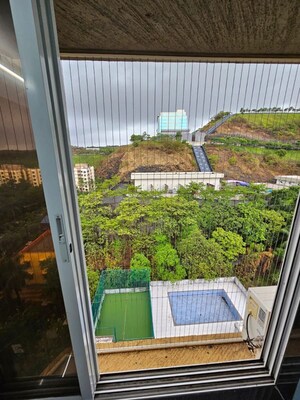 Balcony in 2 BHK Apartment at Karmvir Avant Sky Villa, Goregaon East – for Rent