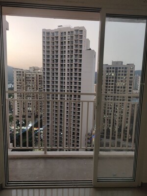 Balcony in 2 BHK Apartment at Puranik Grand Central, Vartak Nagar – for Rent
