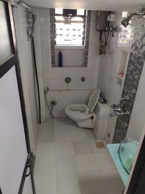 Bathroom in 2 BHK Builder Floor at Vazira – for Rent