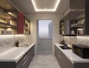 Kitchen in 2 BHK Apartment at Adani The Views, Ghatkopar East – for Sale