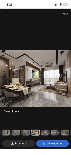 Living Room in 2 BHK Apartment at Adani The Views, Ghatkopar East – for Sale