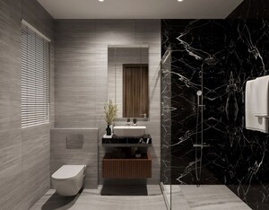 Attached Bathroom in 3 BHK Apartment at Adani The Views, Ghatkopar East – for Sale