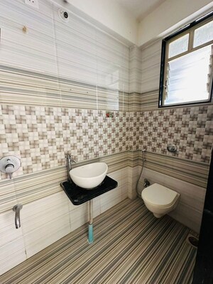 Bathroom in 2 BHK Apartment at Wakad – for Rent