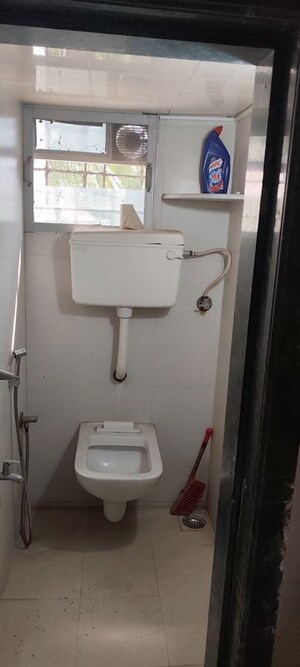 Bathroom in 1 BHK Apartment at Runwal Tower, Uthalsar – for Rent