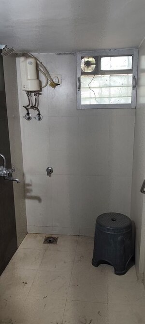 Bathroom in 1 BHK Apartment at Runwal Tower, Uthalsar – for Rent