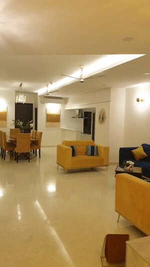 Living Room in 3 BHK Apartment at Brigade Exotica, Old Madras Road – for Rent