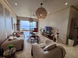 Living Room in 3.5 BHK Apartment at Dona Paula – for Sale