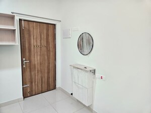 Bathroom in 1.5 BHK Apartment at Brigade El Dorado, Bagaluru – for Rent