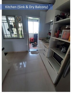 Kitchen in 4 BHK Apartment at Pristine Constellation, Aundh – for Rent