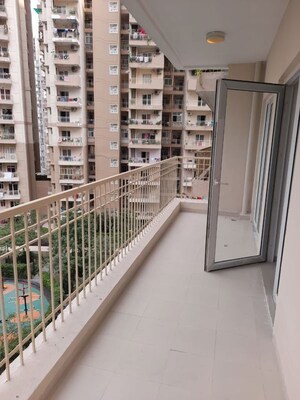 Balcony in 3 BHK Apartment at Ajnara Homes, Sector 16b Greater Noida – for Rent