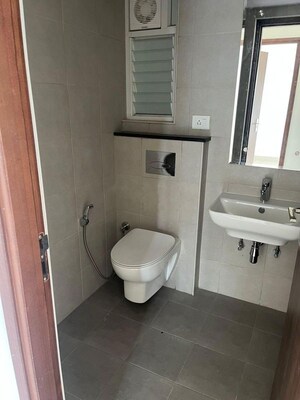 Bathroom in 2 BHK Apartment at Adarsh Greens, Kogilu – for Rent