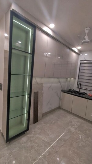 Kitchen in 3 BHK Builder Floor at Pitampura – for Rent