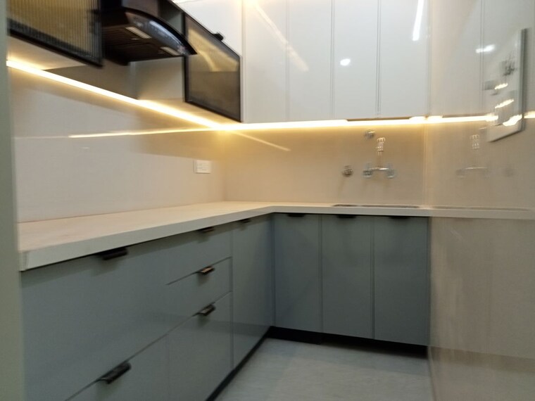 Kitchen, mahavir enclave 1 2 Bedroom 620 Sq.Ft. Builder Floor In Mahavir Enclave 1 Delhi 10215549