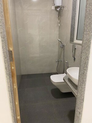 Bathroom in 3 BHK Apartment at Neelam Senroofs, Nahur East – for Sale