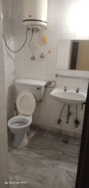 Bathroom in 2 BHK Apartment at Vasant Kunj – for Rent