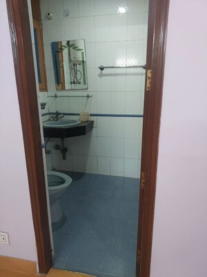 Bathroom in 3 BHK Apartment at Dwarka – for Rent