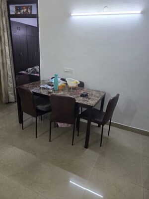 Dining area in 3 BHK Apartment at Dwarka – for Rent