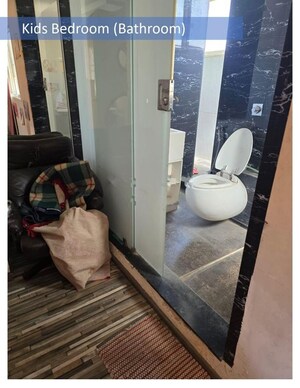 Staircase in 4 BHK Apartment at Pristine Constellation, Aundh – for Rent