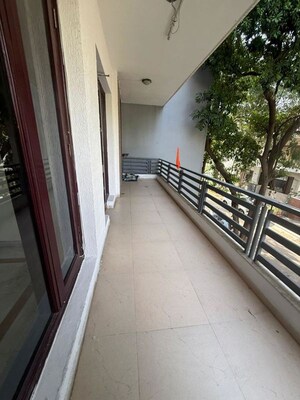 Balcony in 3.5 BHK Builder Floor at South City 2 – for Rent