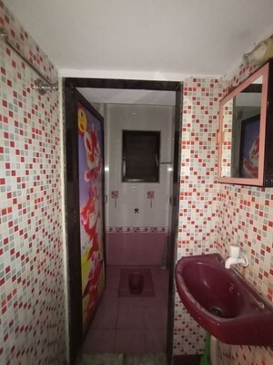 Living Room in 1 BHK Apartment at Shreenath CHS, Kalwa – for Rent