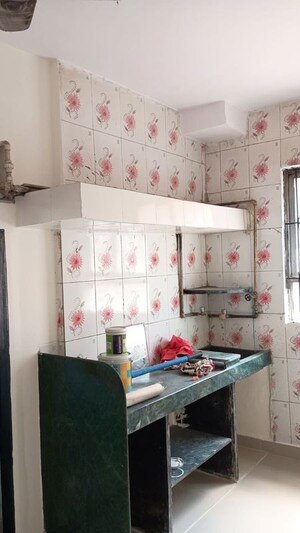 Kitchen in 1 BHK Apartment at Jai Triroop CHS, Dombivli West – for Rent
