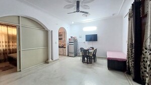 Living Room in 3 BHK Builder Floor at RWA Residential Society Sector 46, Sector 46 – for Rent