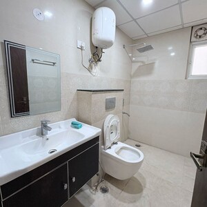 Bathroom in 3 BHK Apartment at MI Rustle Court, Gomti Nagar – for Rent