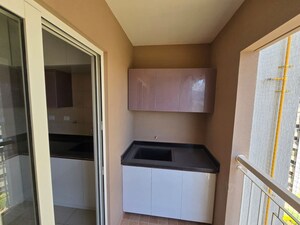 Kitchen in 3 BHK Apartment at Puravankara Purva Atmosphere, Thanisandra Main Road – for Rent