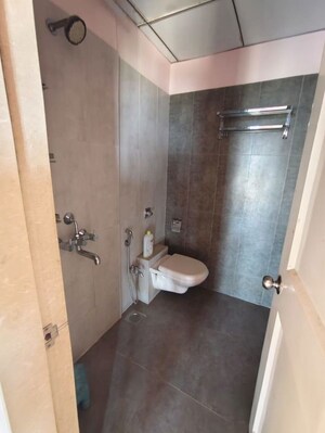 Bathroom in 2 BHK Apartment at Vijay Orovia, Ghodbunder Road – for Rent