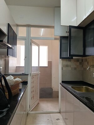 Kitchen in 2.5 BHK Apartment at Bhartiya Nikoo Homes, Thanisandra Main Road – for Rent