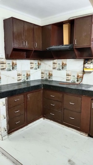 Kitchen in 1 BHK Builder Floor at Shalimar Garden Extension I – for Rent