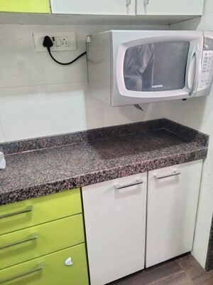 Bathroom in 2 BHK Apartment at Sankalp II, Malad East – for Rent