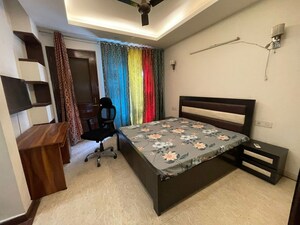 Bedroom in 2 BHK Builder Floor at Ansal Sushant Lok I, Sector 43 – for Rent