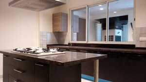 Kitchen in 4 BHK Apartment at Prestige White Meadows, Whitefield – for Rent