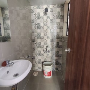 Bathroom in 1 BHK Apartment at Gayatri Complex Kalher, Kalher – for Rent