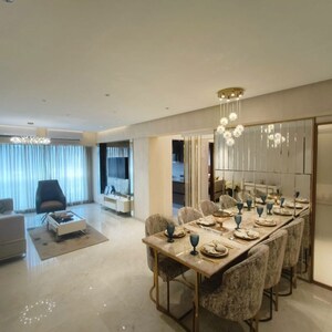 Living Room in 2 BHK Apartment at Adani Ten BKC, Gandhi Nagar – for Rent