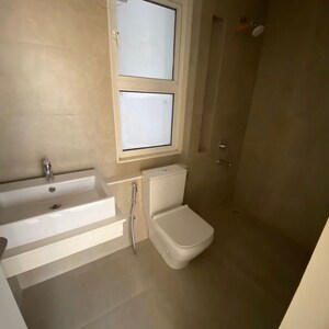 Bathroom in 2 BHK Apartment at Adani Ten BKC, Gandhi Nagar – for Rent